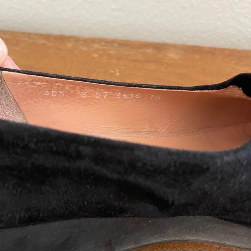 Robert Clergerie Naloj Lambskin Wedge Platform Shoes